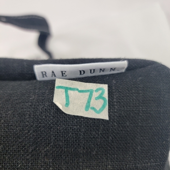 Rae Dunn Enjoy daisy small cooler / lunch box in black 8." X 9" X 5" - Picture 7 of 7